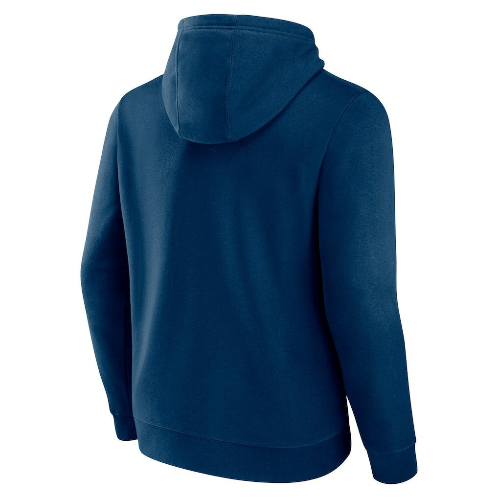 NFL Chicago Bears Logo Team Lockup Fitted Pullover Hoodie