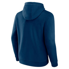 NFL Chicago Bears Logo Team Lockup Fitted Pullover Hoodie