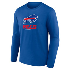 NFL Buffalo Bills Logo Team Lockup Long Sleeve T-Shirt