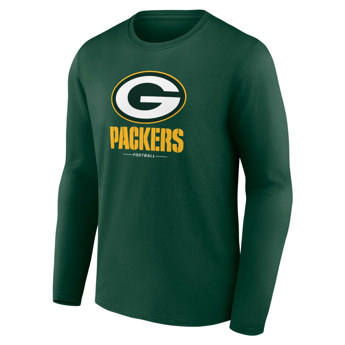 NFL Green Bay Packers Logo Team Lockup Long Sleeve T-Shirt