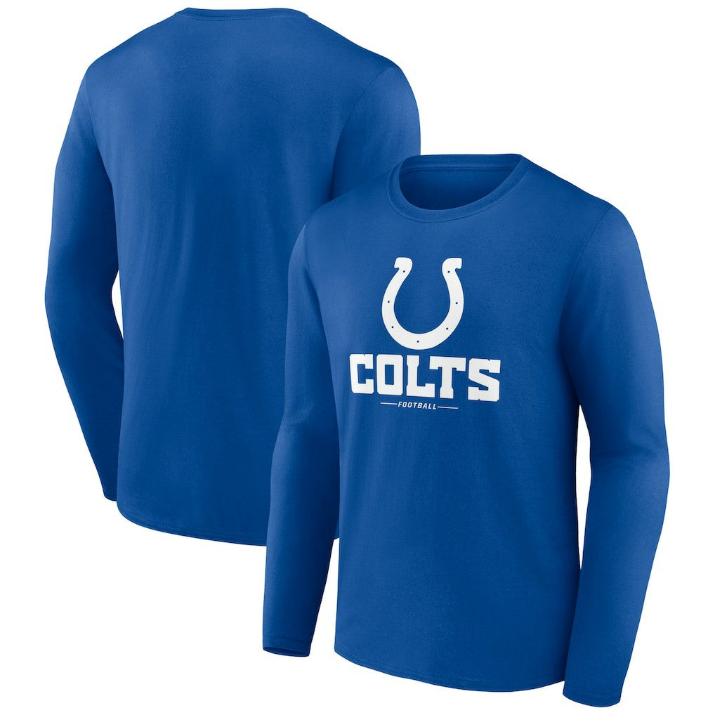 NFL Indianapolis Colts Logo Team Lockup Long Sleeve T-Shirt