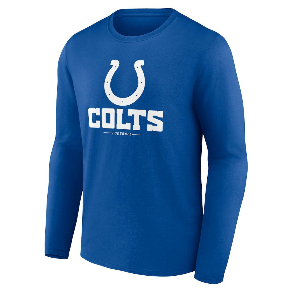 NFL Indianapolis Colts Logo Team Lockup Long Sleeve T-Shirt
