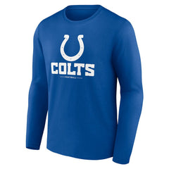 NFL Indianapolis Colts Logo Team Lockup Long Sleeve T-Shirt