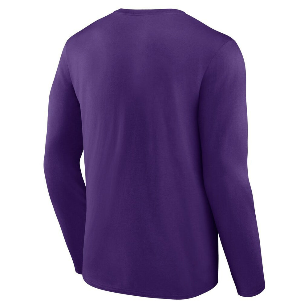 NFL Minnesota Vikings Logo Team Lockup Long Sleeve T-Shirt