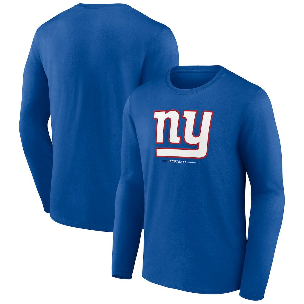 NFL New York Giants Logo Team Lockup Long Sleeve T-Shirt