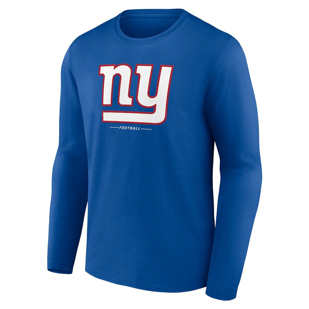 NFL New York Giants Logo Team Lockup Long Sleeve T-Shirt