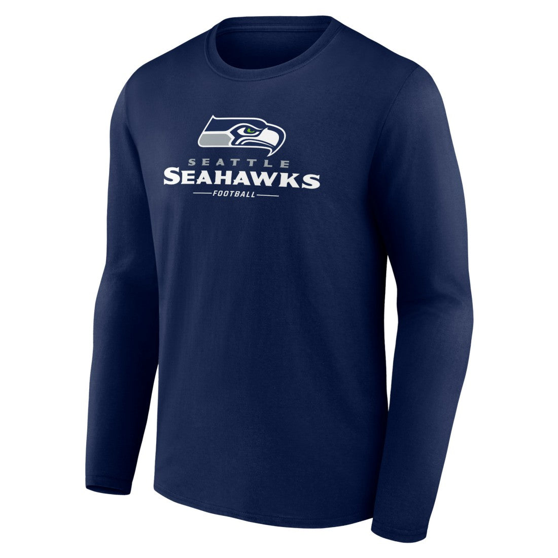 NFL Seattle Seahawks Logo Team Lockup Long Sleeve T-Shirt