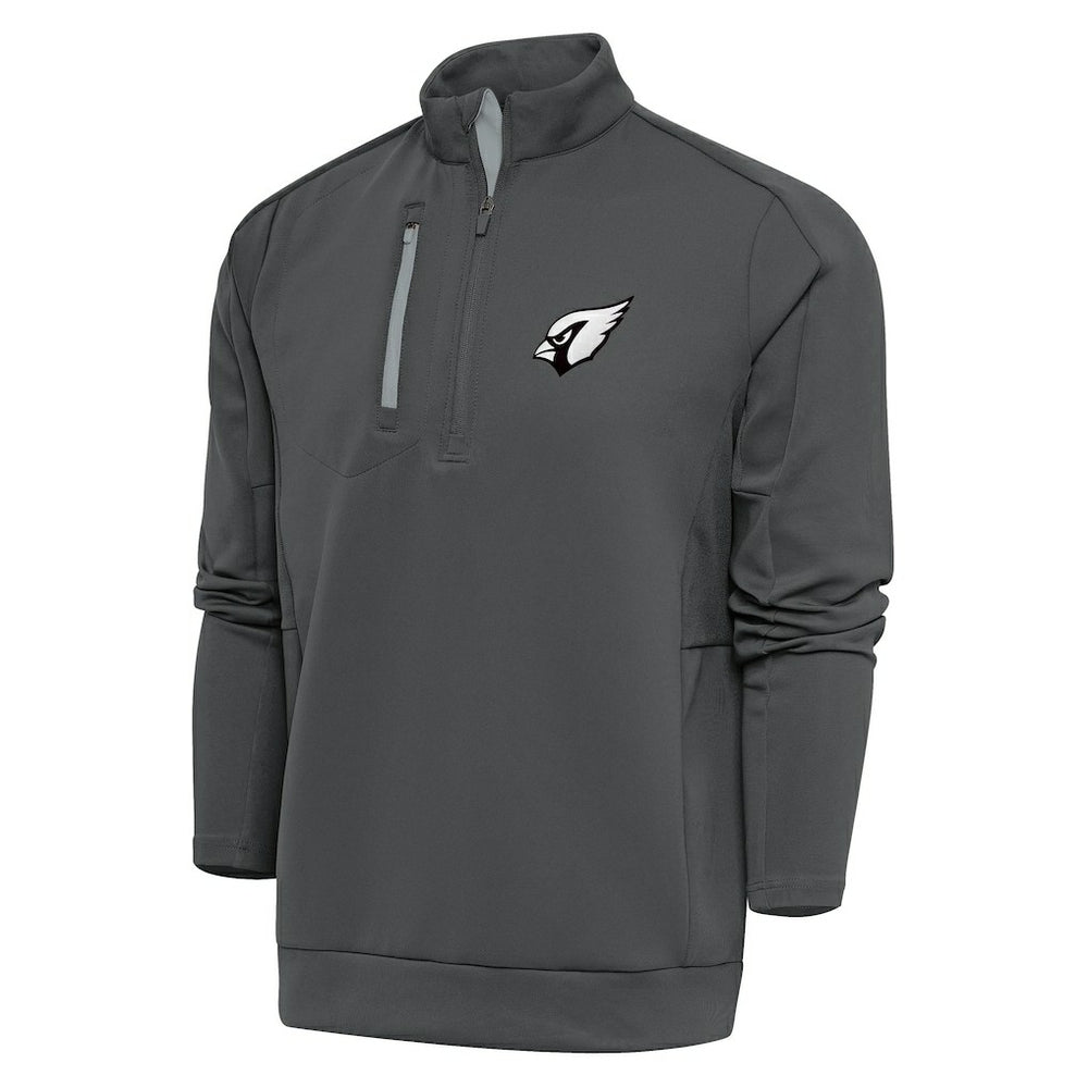NFL Arizona Cardinals Antigua Metallic Logo Generation Quarter-Zip Pullover Top