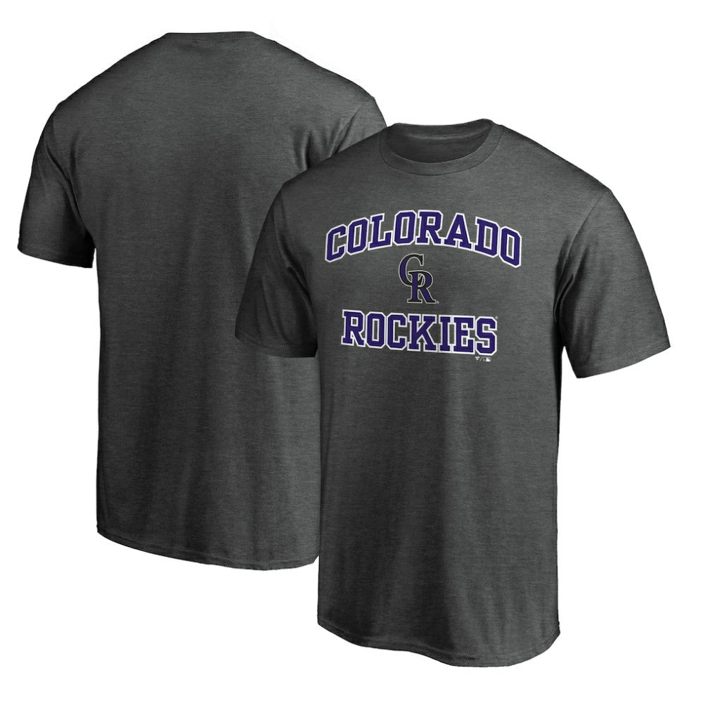 Colorado Rockies Heart & Soul T-Shirt - Charcoal