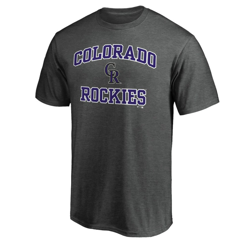 Colorado Rockies Heart & Soul T-Shirt - Charcoal