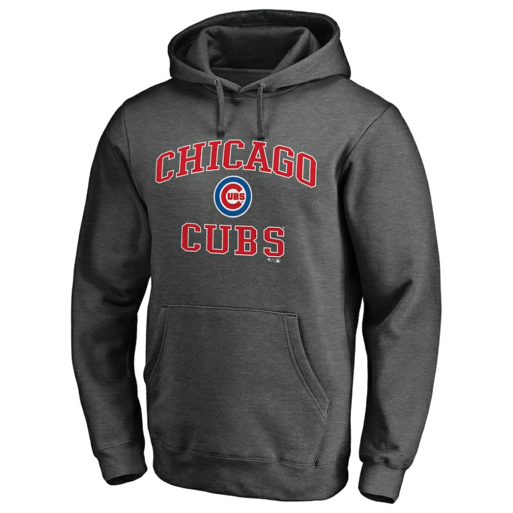 Chicago Cubs Heart and Soul Pullover Hoodie - Charcoal