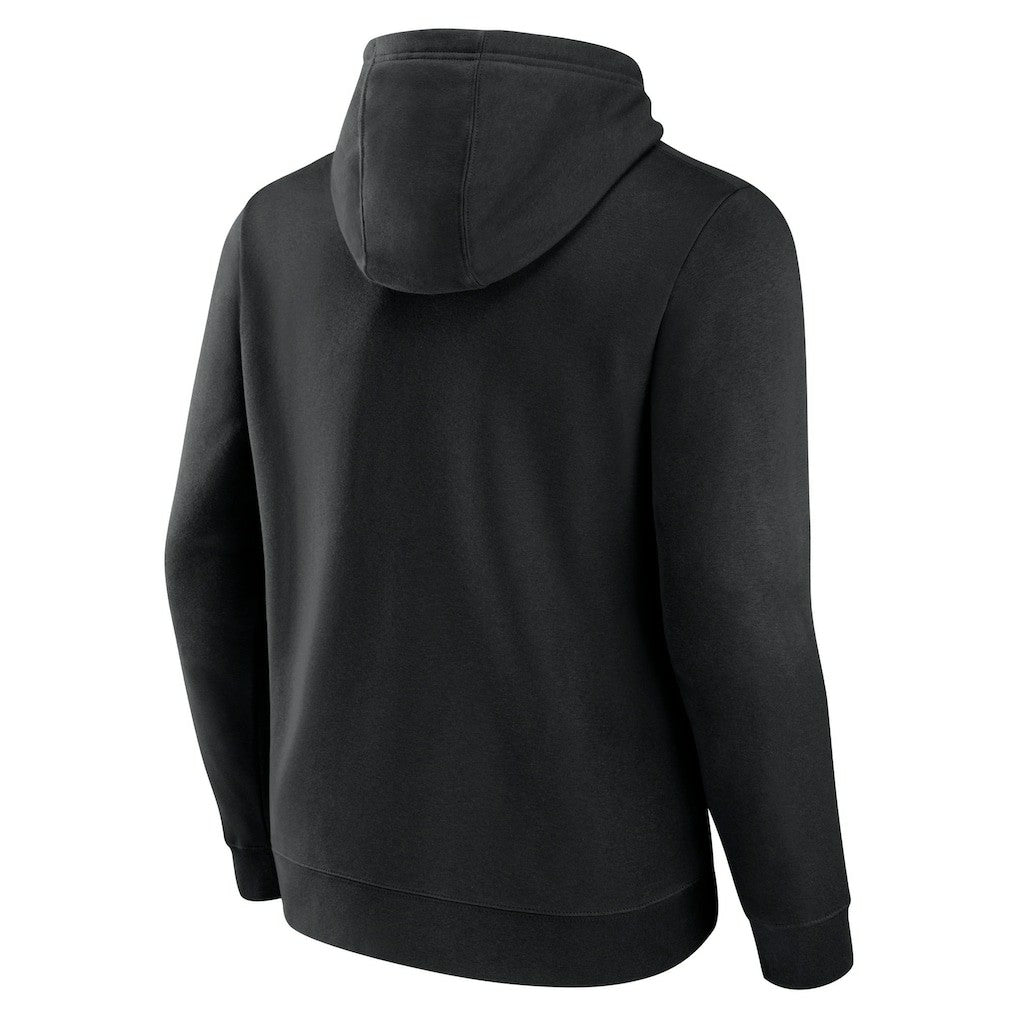 NFL Kansas City Chiefs Logo Team Lockup Fitted Pullover Hoodie