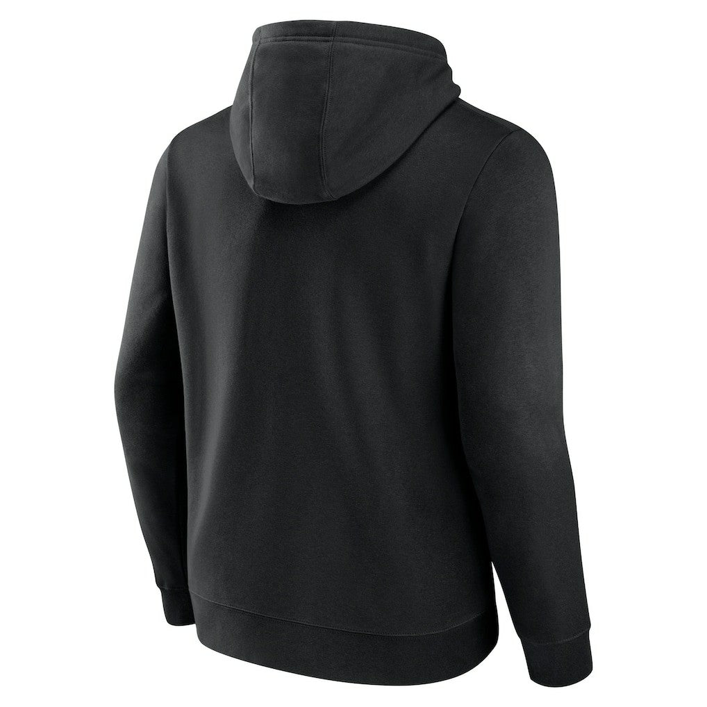 NFL Philadelphia Eagles Logo Team Lockup Fitted Pullover Hoodie