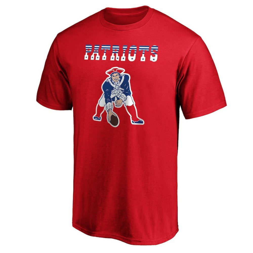 NFL New England Patriots Logo Team Lockup T-Shirt
