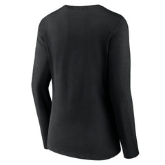 NFL New York Jets Women's Logo Team Lockup Long Sleeve V-Neck T-Shirt
