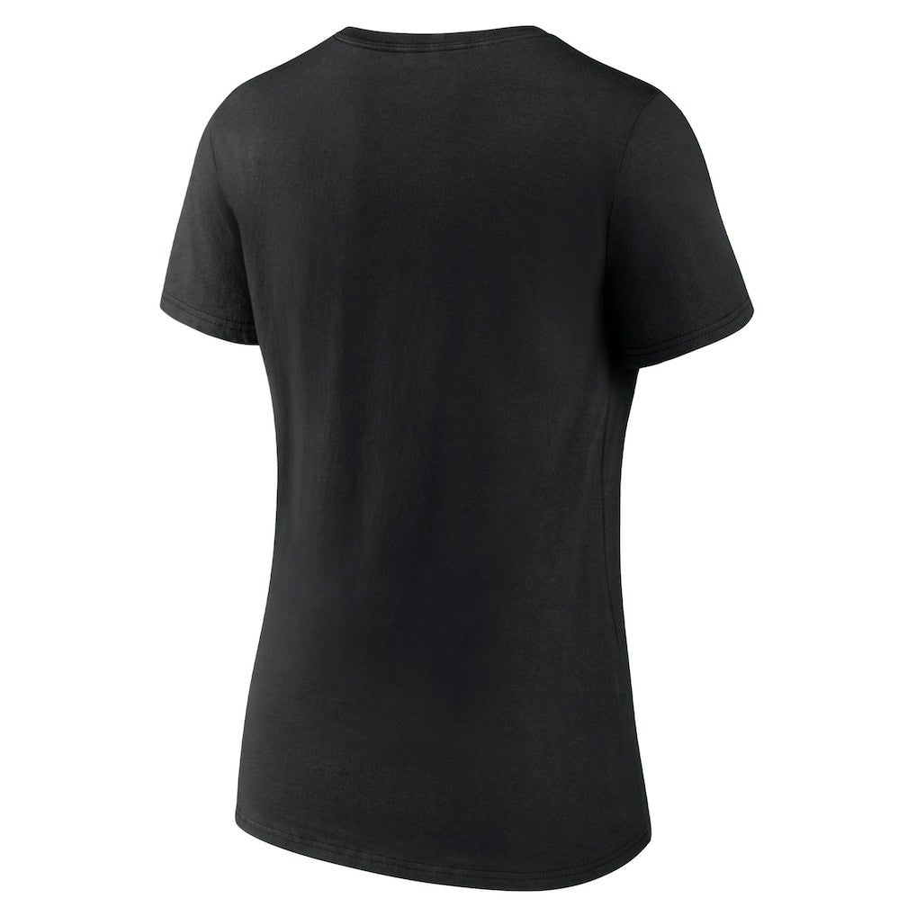 NFL New York Jets Women's Logo Team Lockup V-Neck T-Shirt