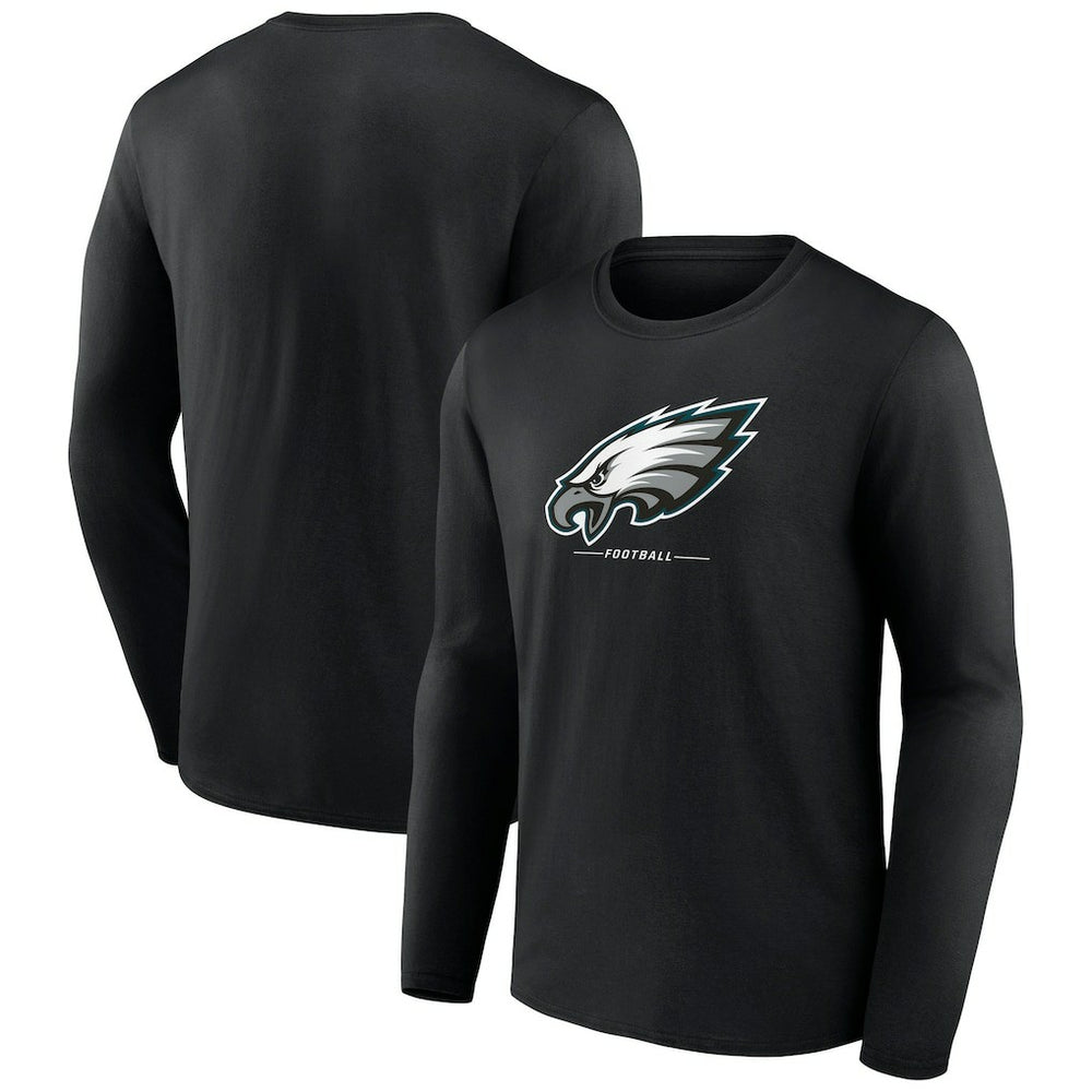 NFL Philadelphia Eagles Logo Team Lockup Long Sleeve T-Shirt