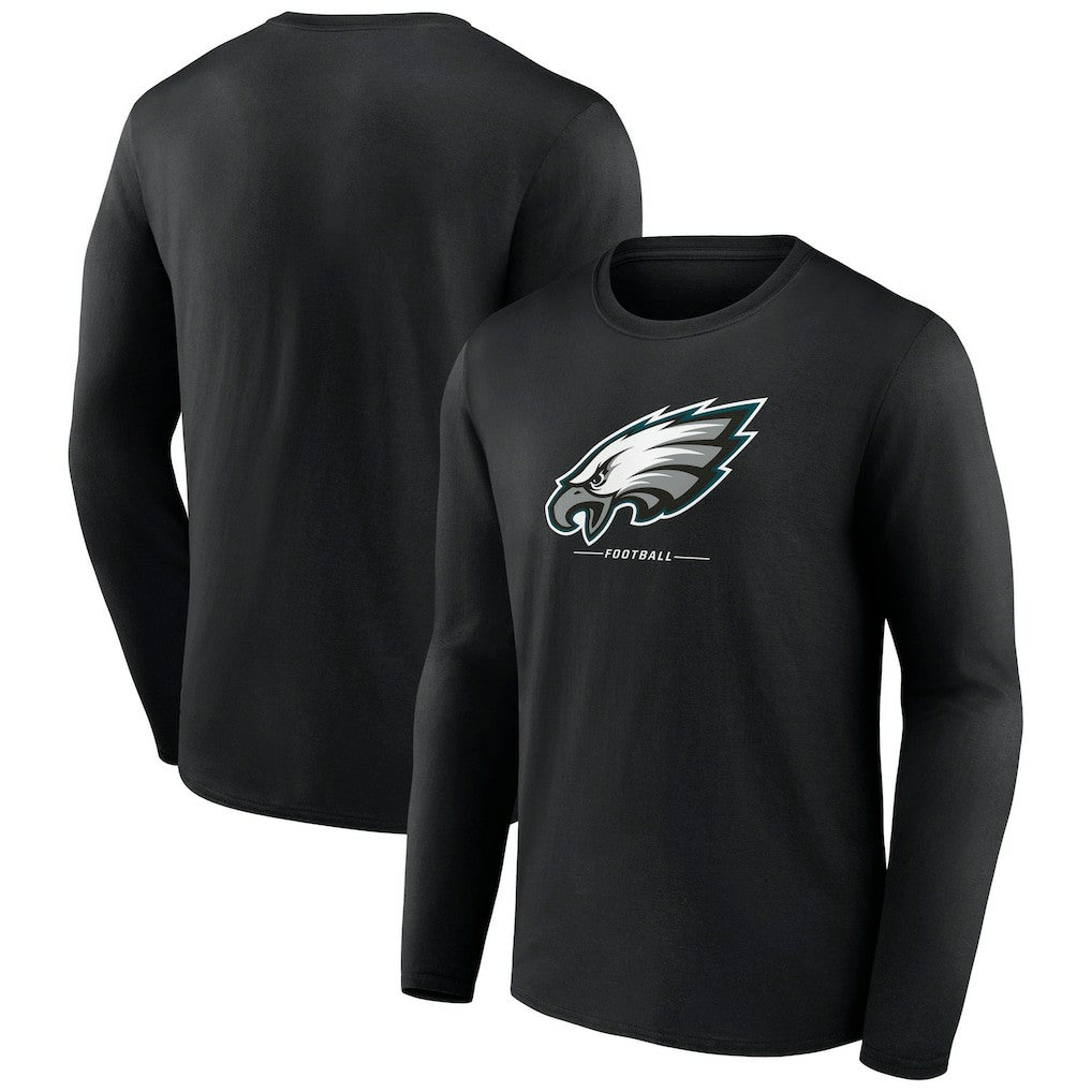 NFL Philadelphia Eagles Logo Team Lockup Long Sleeve T-Shirt