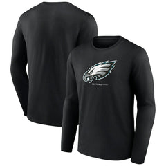 NFL Philadelphia Eagles Logo Team Lockup Long Sleeve T-Shirt