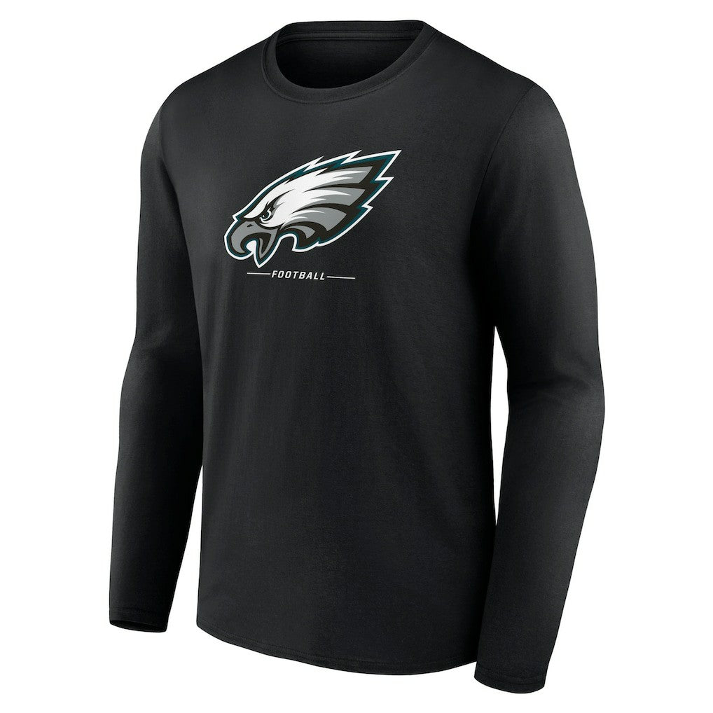 NFL Philadelphia Eagles Logo Team Lockup Long Sleeve T-Shirt