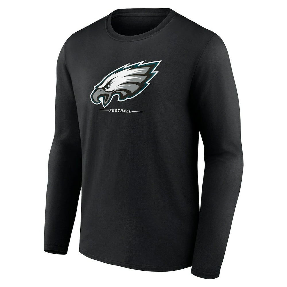 NFL Philadelphia Eagles Logo Team Lockup Long Sleeve T-Shirt
