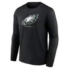 NFL Philadelphia Eagles Logo Team Lockup Long Sleeve T-Shirt
