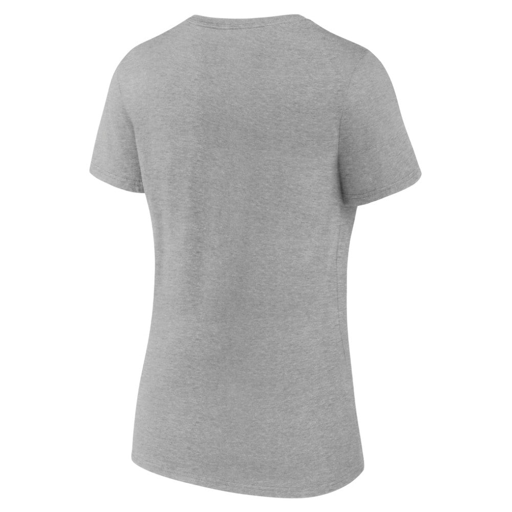 Seattle Mariners Women's Official Logo V-Neck T-Shirt - Gray