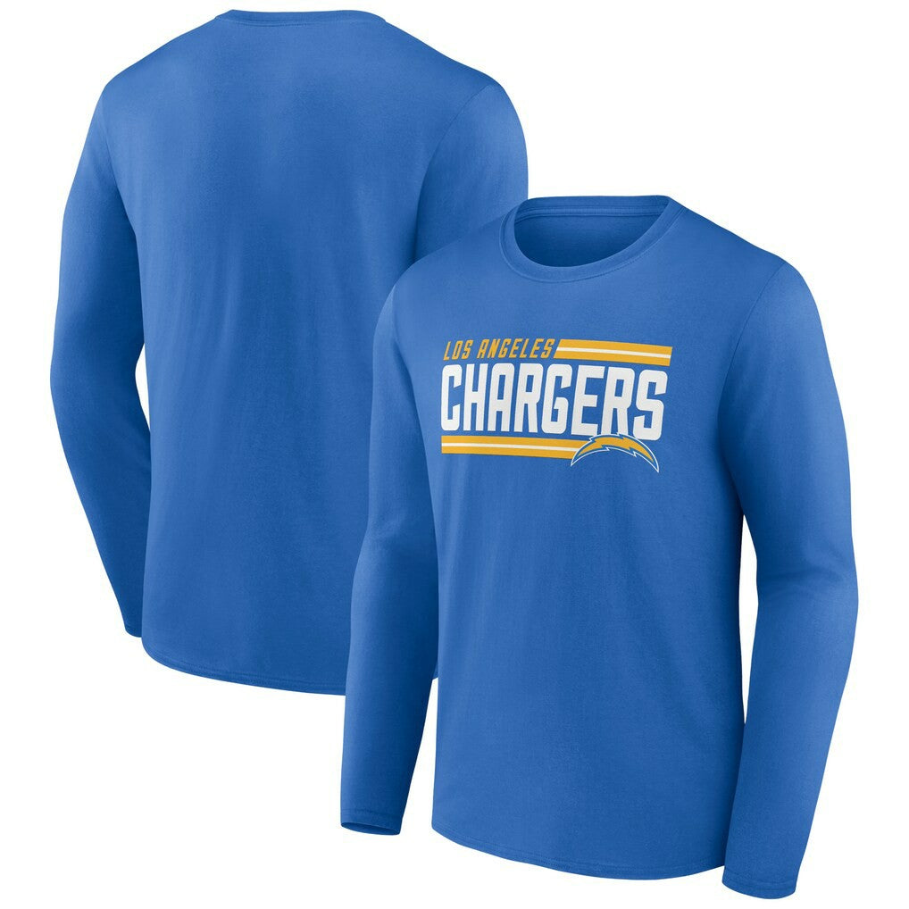NFL Los Angeles Chargers On Side Stripe Team Long Sleeve T-Shirt