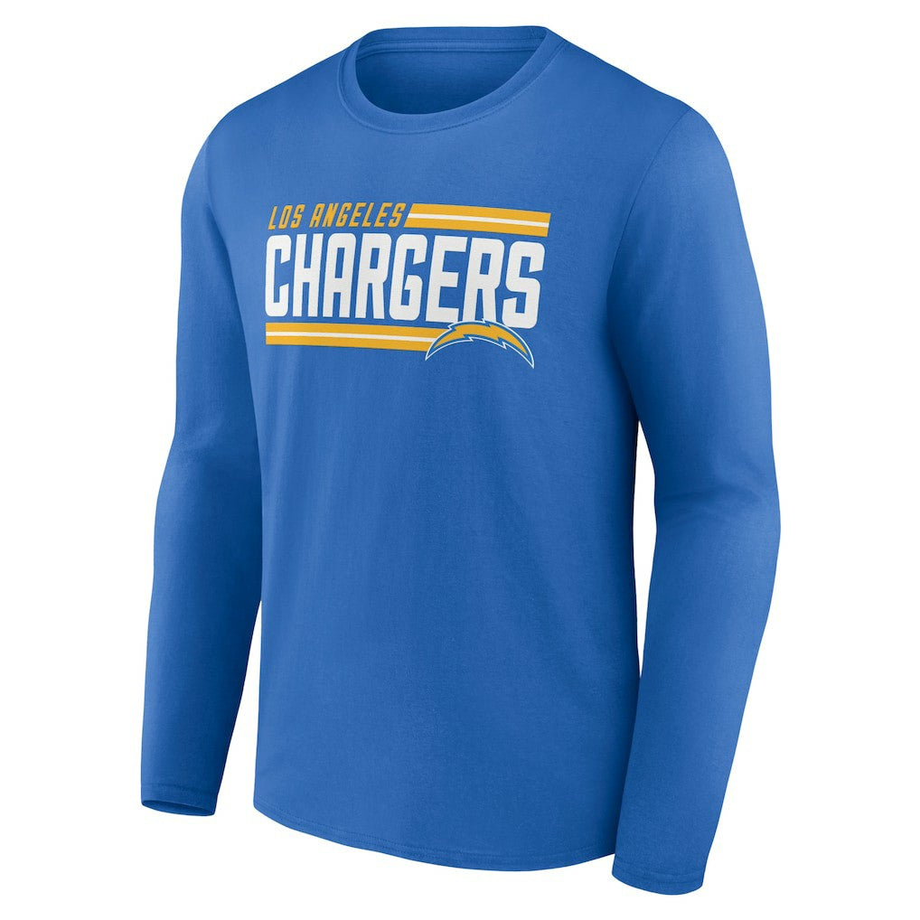 NFL Los Angeles Chargers On Side Stripe Team Long Sleeve T-Shirt