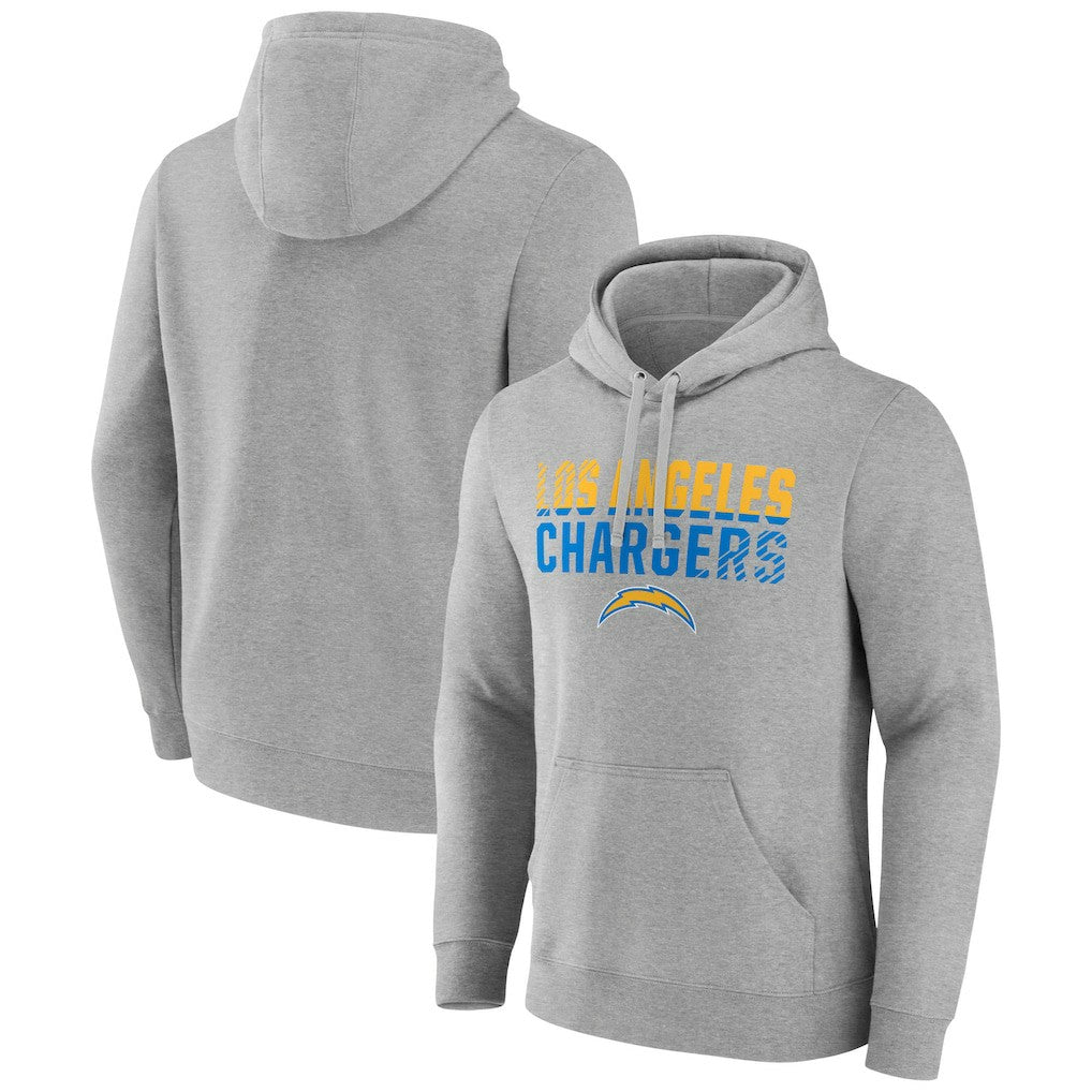 NFL Los Angeles Chargers Team Fade Out Fitted Pullover Hoodie