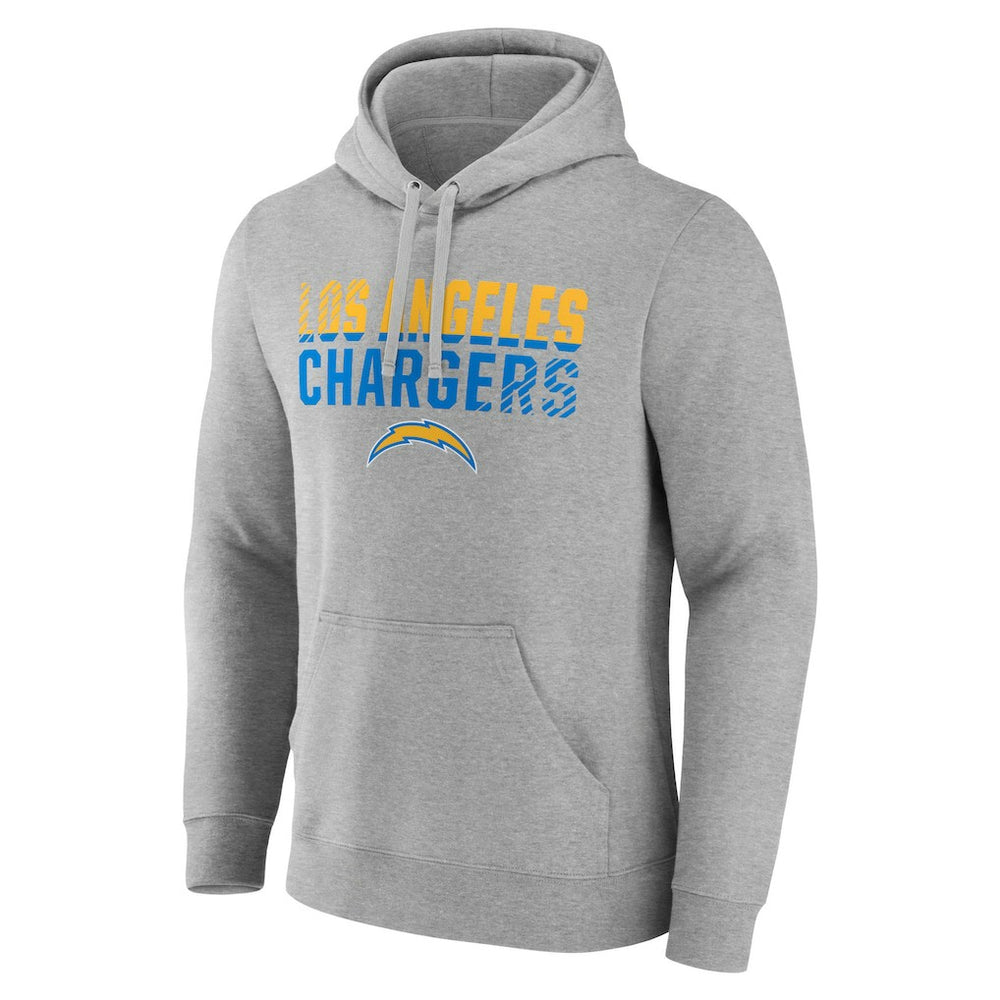 NFL Los Angeles Chargers Team Fade Out Fitted Pullover Hoodie