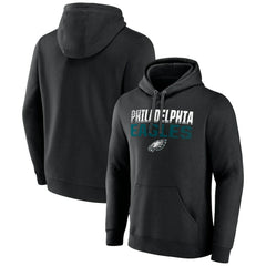 NFL Philadelphia Eagles Team Fade Out Fitted Pullover Hoodie