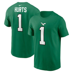 NFL Philadelphia Eagles Jalen Hurts  Alternate Player Name & Number T-Shirt