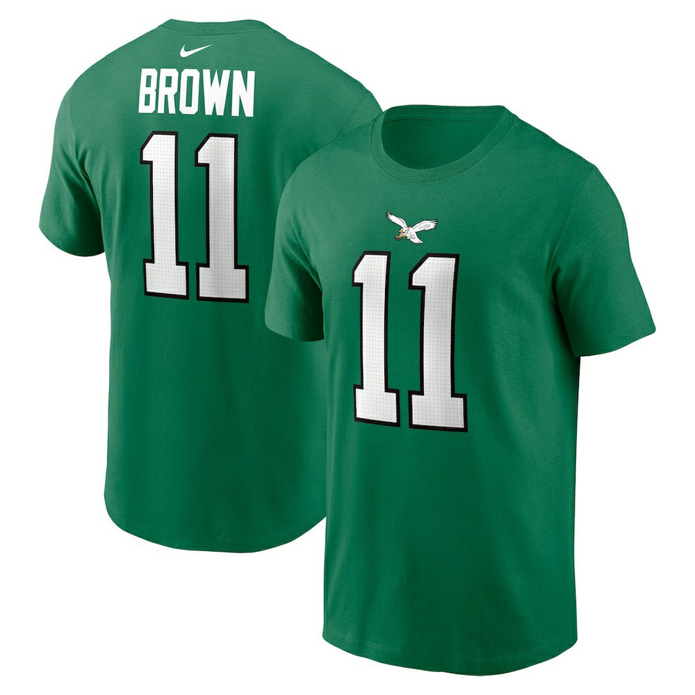 NFL Philadelphia Eagles A.J. Brown  Alternate Player Name & Number T-Shirt