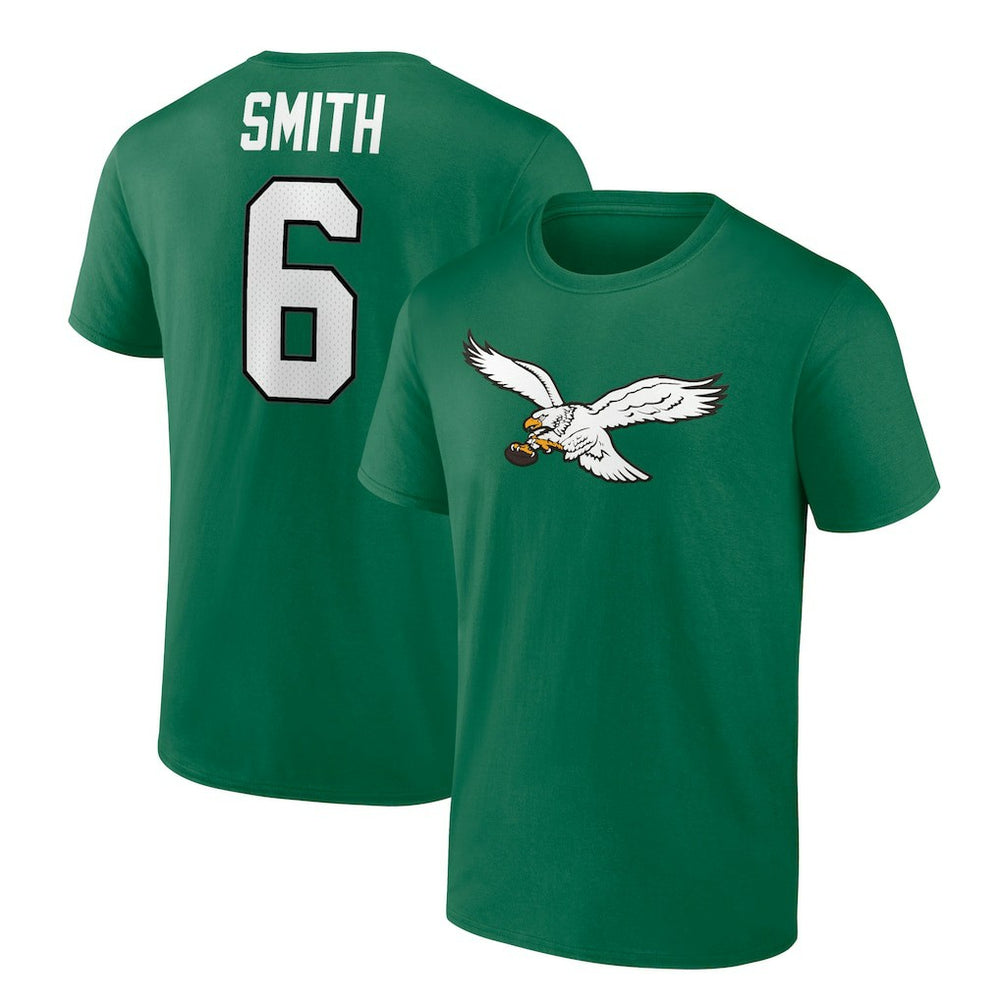 NFL Philadelphia Eagles DeVonta Smith  Alternate Icon Player Name & Number T-Shirt
