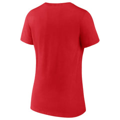 St. Louis Cardinals Women's 2022 NL Central Division Champions Locker Room V-Neck T-Shirt - Red