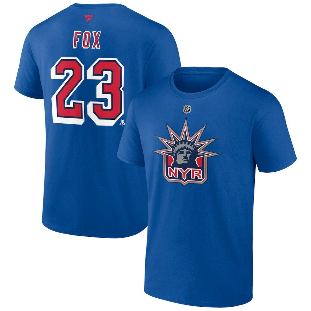 Adam Fox New York Rangers Fanatics Special Edition 2.0 Name & Number T-Shirt