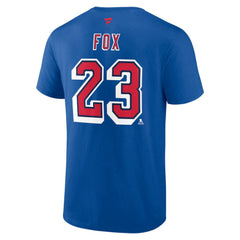 Adam Fox New York Rangers Fanatics Special Edition 2.0 Name & Number T-Shirt