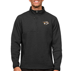 Nashville Predators Antigua Course Quarter-Zip Pullover Top