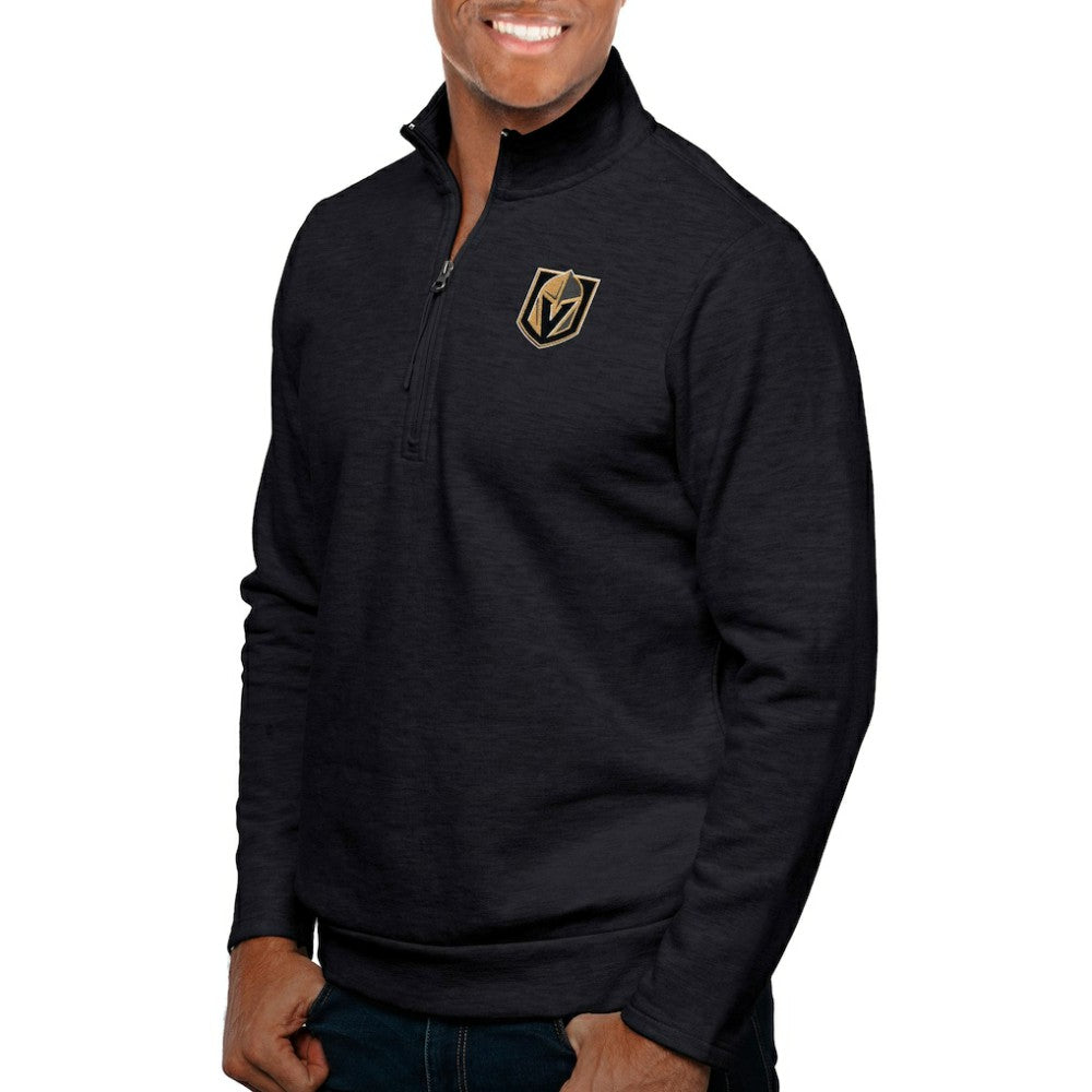 Vegas Golden Knights Antigua Gambit Quarter-Zip Pullover Top