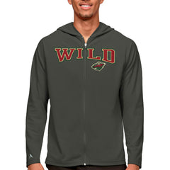 Minnesota Wild Antigua Legacy Full-Zip Hoodie