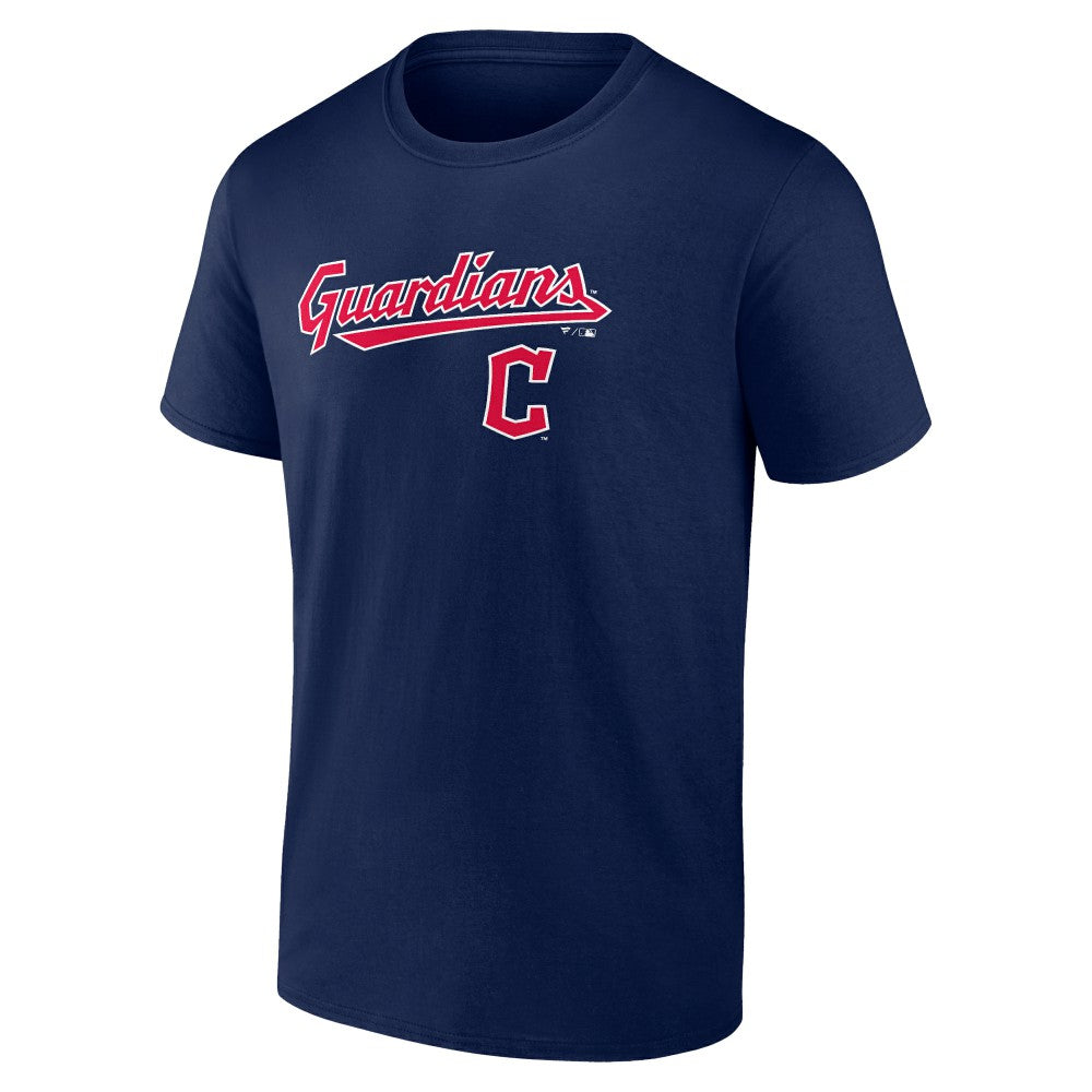 Cleveland Guardians Team Lockup T-Shirt - Navy