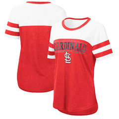 St. Louis Cardinals Touch Women's Setter Lightweight Fitted T-Shirt - Red/White