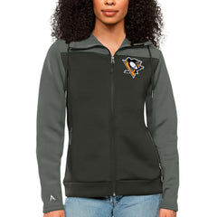 Pittsburgh Penguins Antigua Women's Protect Full-Zip Hoodie