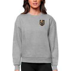 Vegas Golden Knights Antigua Women's Victory Crewneck Pullover Sweatshirt