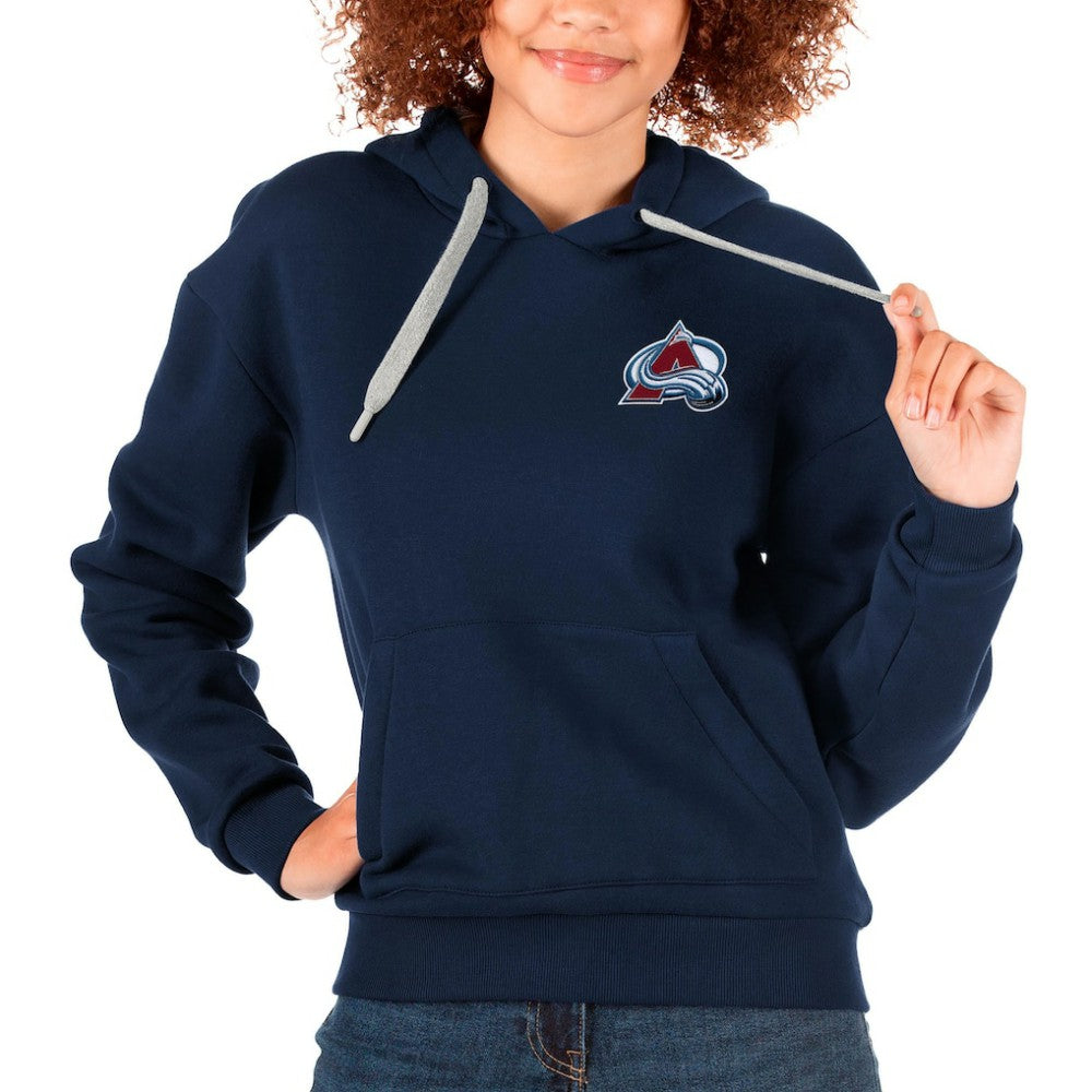 Colorado Avalanche Antigua Women's Victory Pullover Hoodie