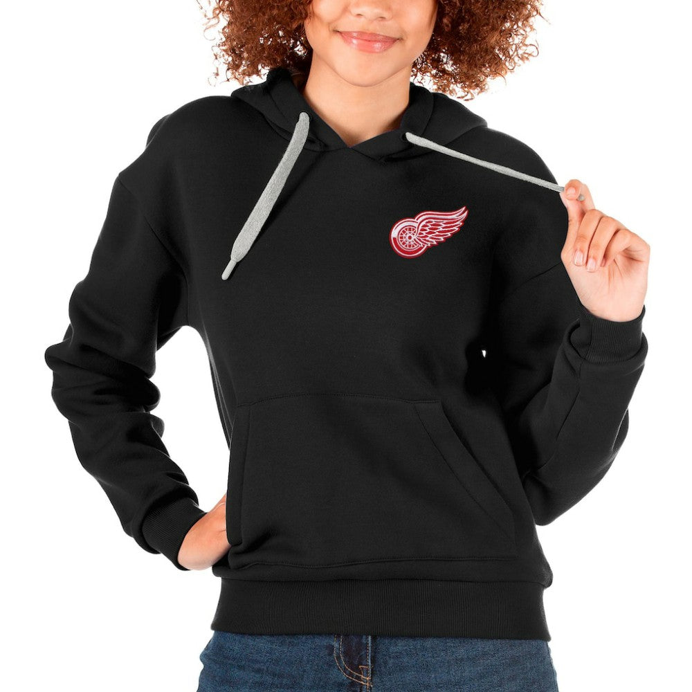 Detroit Red Wings Antigua Women's Victory Pullover Hoodie