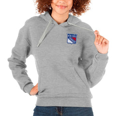 New York Rangers Antigua Women's Victory Pullover Hoodie