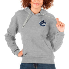 Vancouver Canucks Antigua Women's Victory Pullover Hoodie