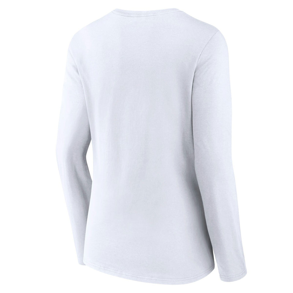 Sacramento Kings Women's Logo Long Sleeve V-Neck T-Shirt - White online
